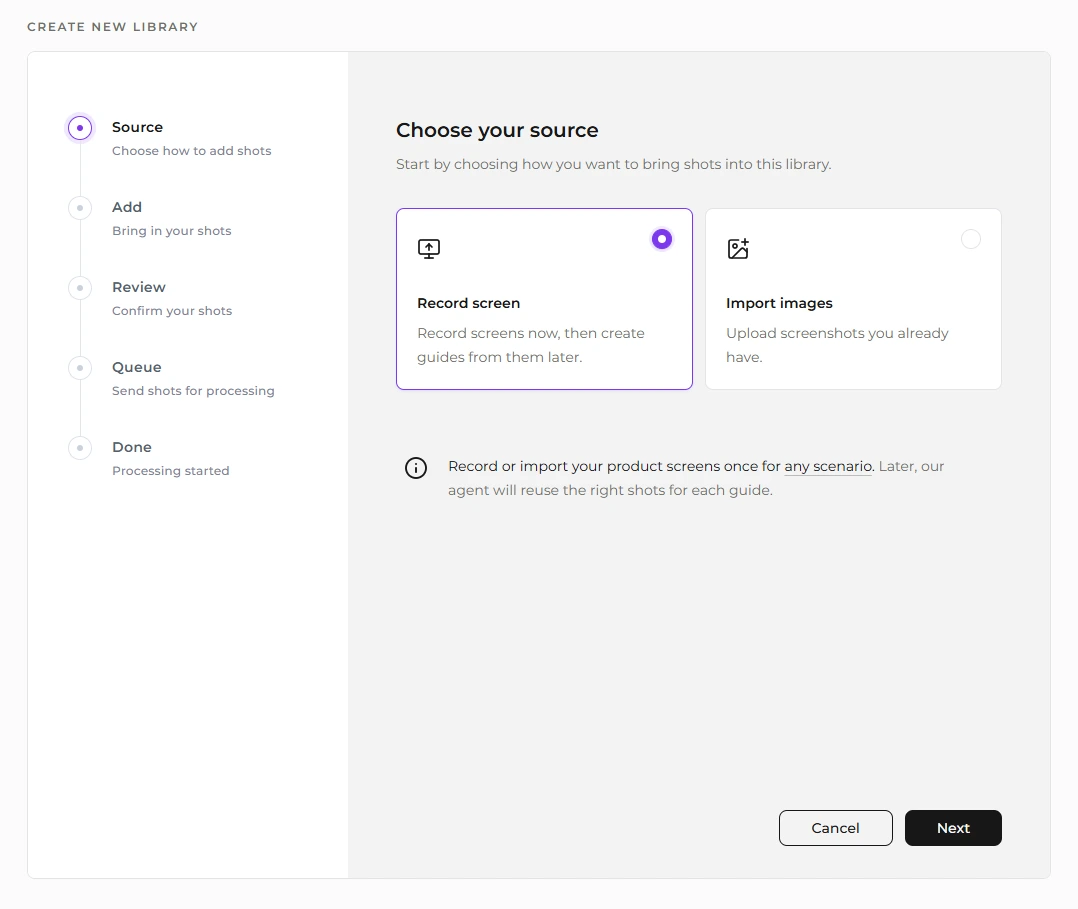 Capture once feature preview in Guide Agent